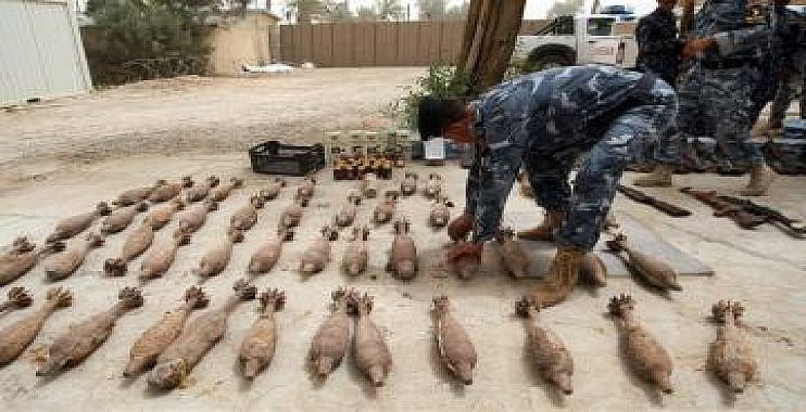 العثور على عبوات ناسفة ومواد متفجرة ضمن مناطق حزام بغداد