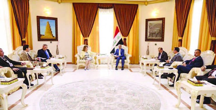 الجبوري لمسؤول إيراني: تفعيل التنمية الاقتصادية بعد التخلص من «داعش»