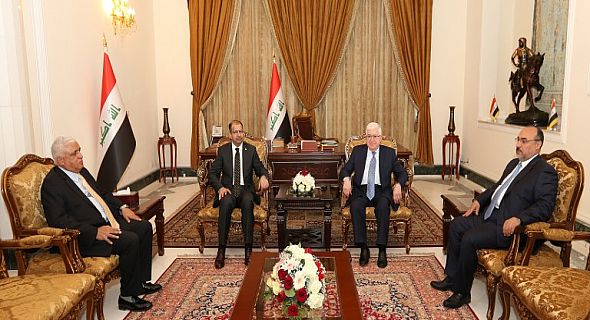معصوم والجبوري يبحثان مسار التعديلات الوزارية والجهود التي تبذل لإخراج البلاد من الازمة الراهنة