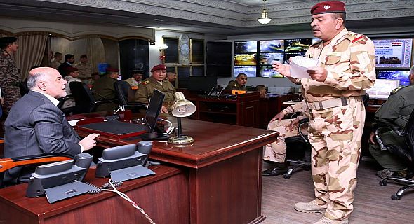 العبادي: قواتنا تتجه إلى تحرير الموصل ونسعى لمزيد من الدعم الروسي