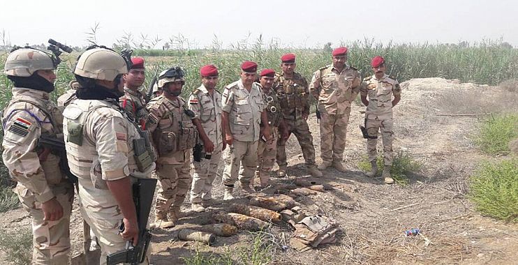 العثور على عبوات ناسفة ومواد متفجرة جنوبي بغداد