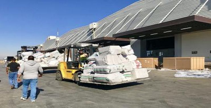 ارتفاع نسبة النقل التجاري في قرية الشحن الجوي