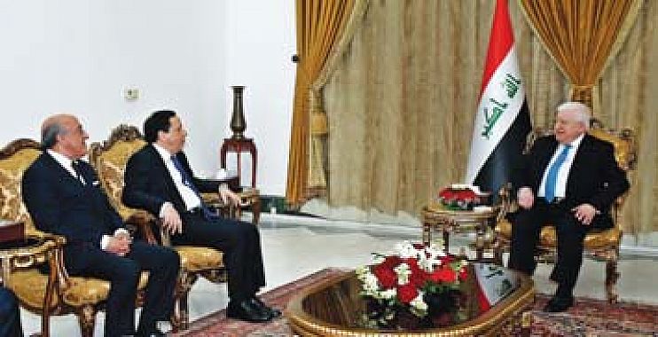 معصوم يؤكد أهمية تعزيز العمل المشترك مع تونس