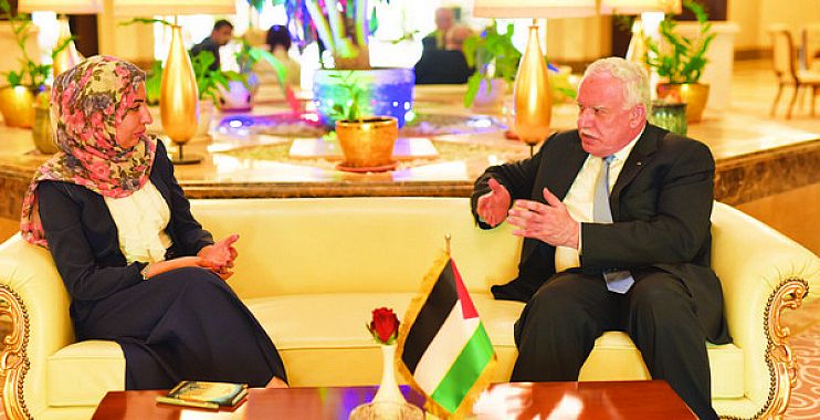 وزير الخارجية الفلسطيني لـ { الصباح }: العراق حقق انتصارات تاريخية