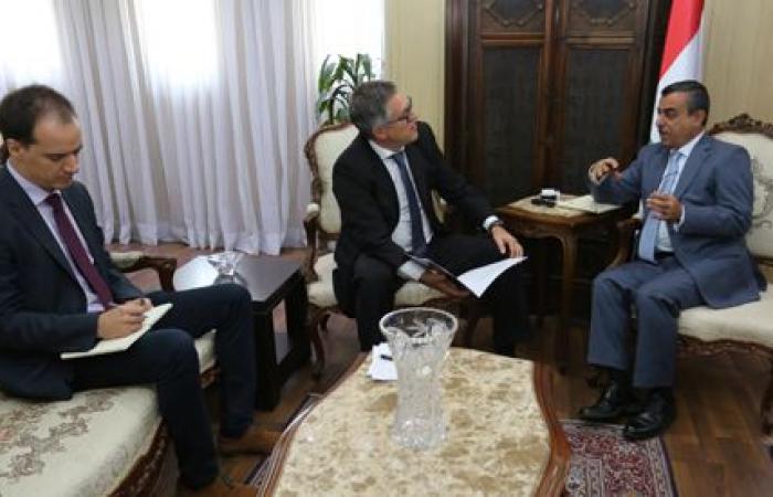 العلاق يناقش مع سفير الاتحاد الأوروبي عملية إعادة إعمار المناطق المحرر