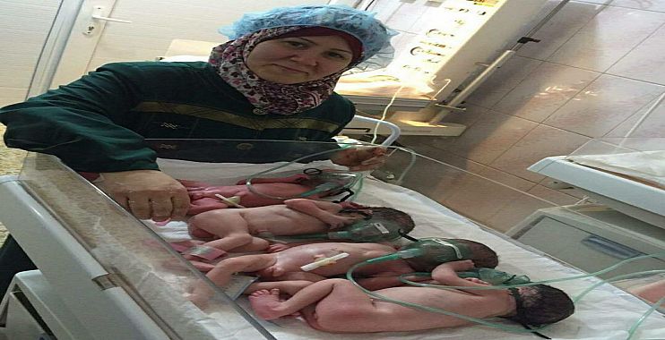 دائرة صحة واسط : مستشفى الكوت تشهد ولادة أربعة توائم لامرأة عشرينية