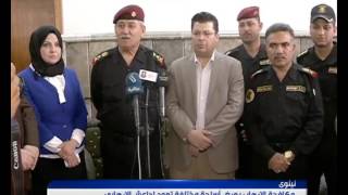 بالفيديو : مكافحة الإرهاب يعرض أسلحة مختلفة تعود لداعش الإرهابي