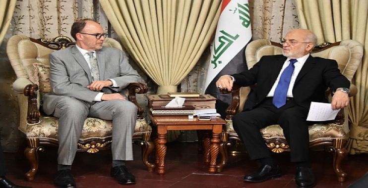 الجعفري والسفير الأمريكي يبحثان “حث الأصدقاء” لإعمار البنى التحتية