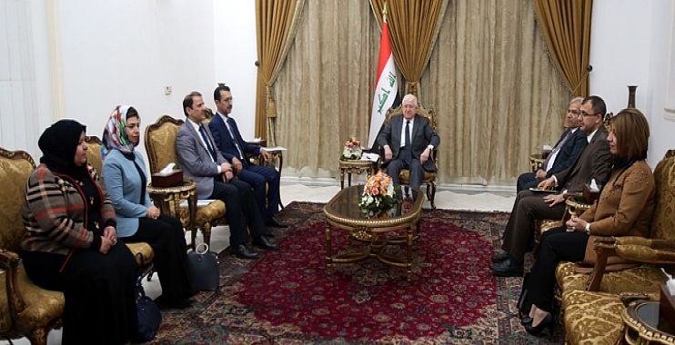 معصوم يدعو لسن قانون يضمن حقوق الايزيديات الناجيات من داعش