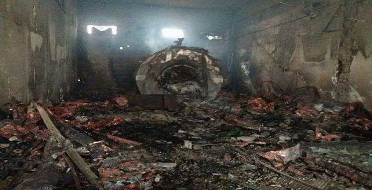 مجهولون يحرقون جهاز الرنين داخل مستشفى الموصل