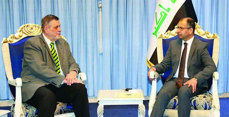 الجبوري يحث على تكثيف الاجتماعات لانجاح التسوية
